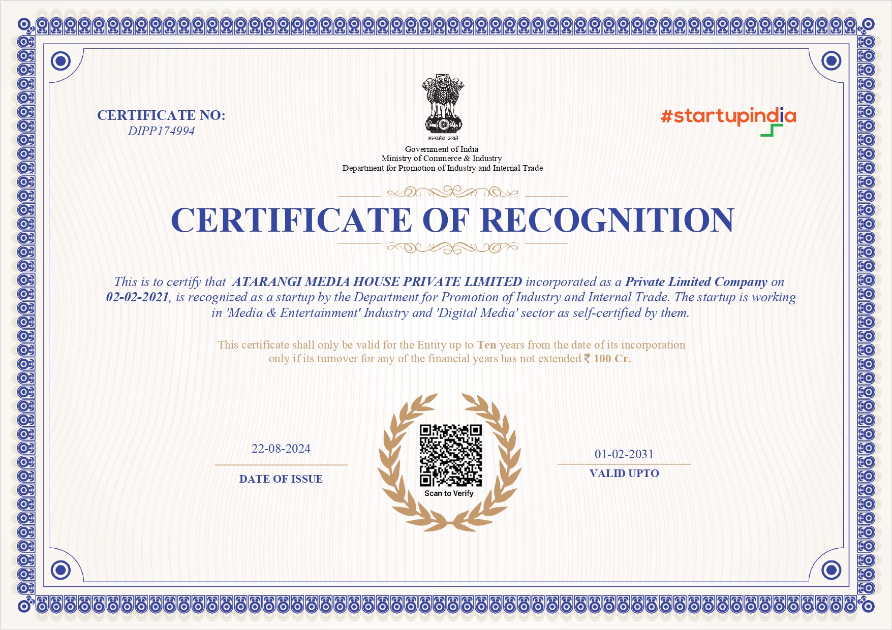 Certificate 6